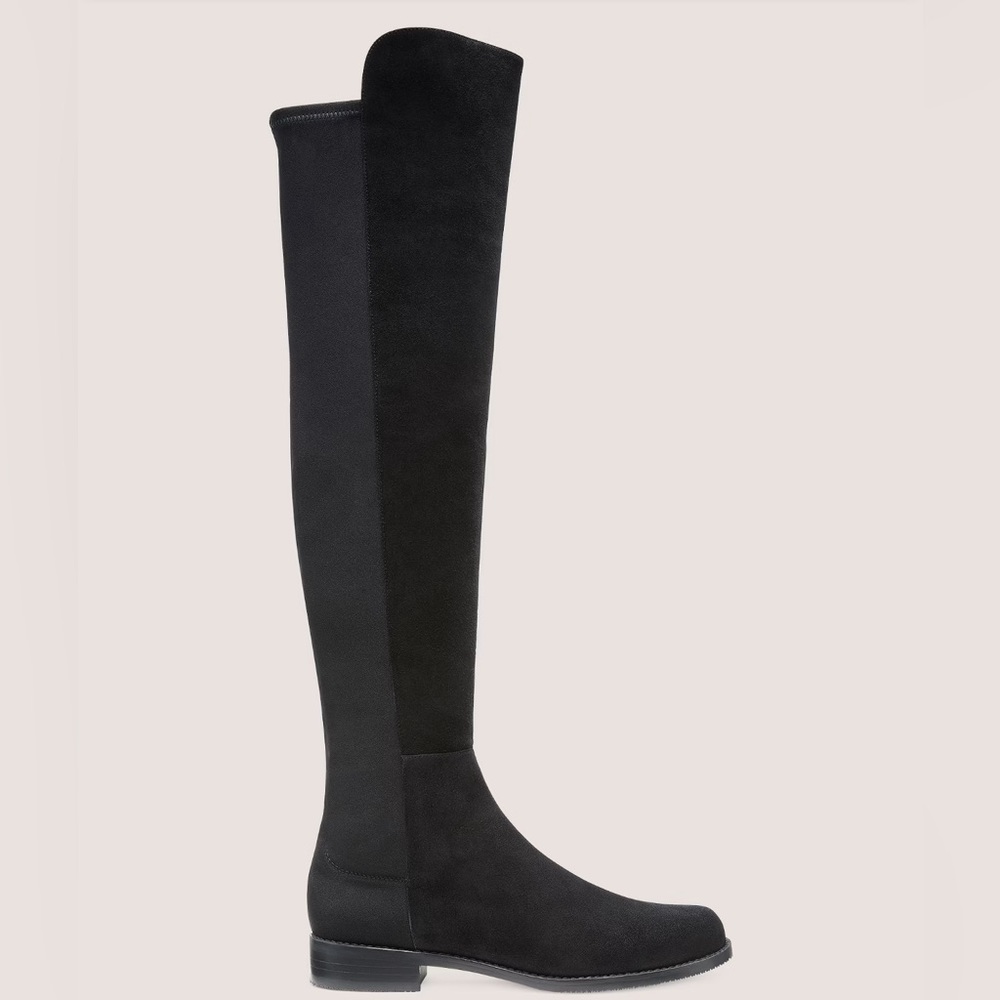Stuart Weitzman Black Suede Knee High Boot 8.5